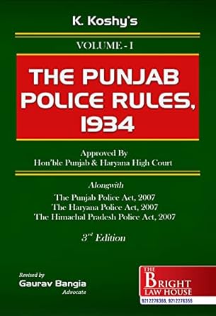 Punjab Police Rules, 1934 (in 3 Volumes)