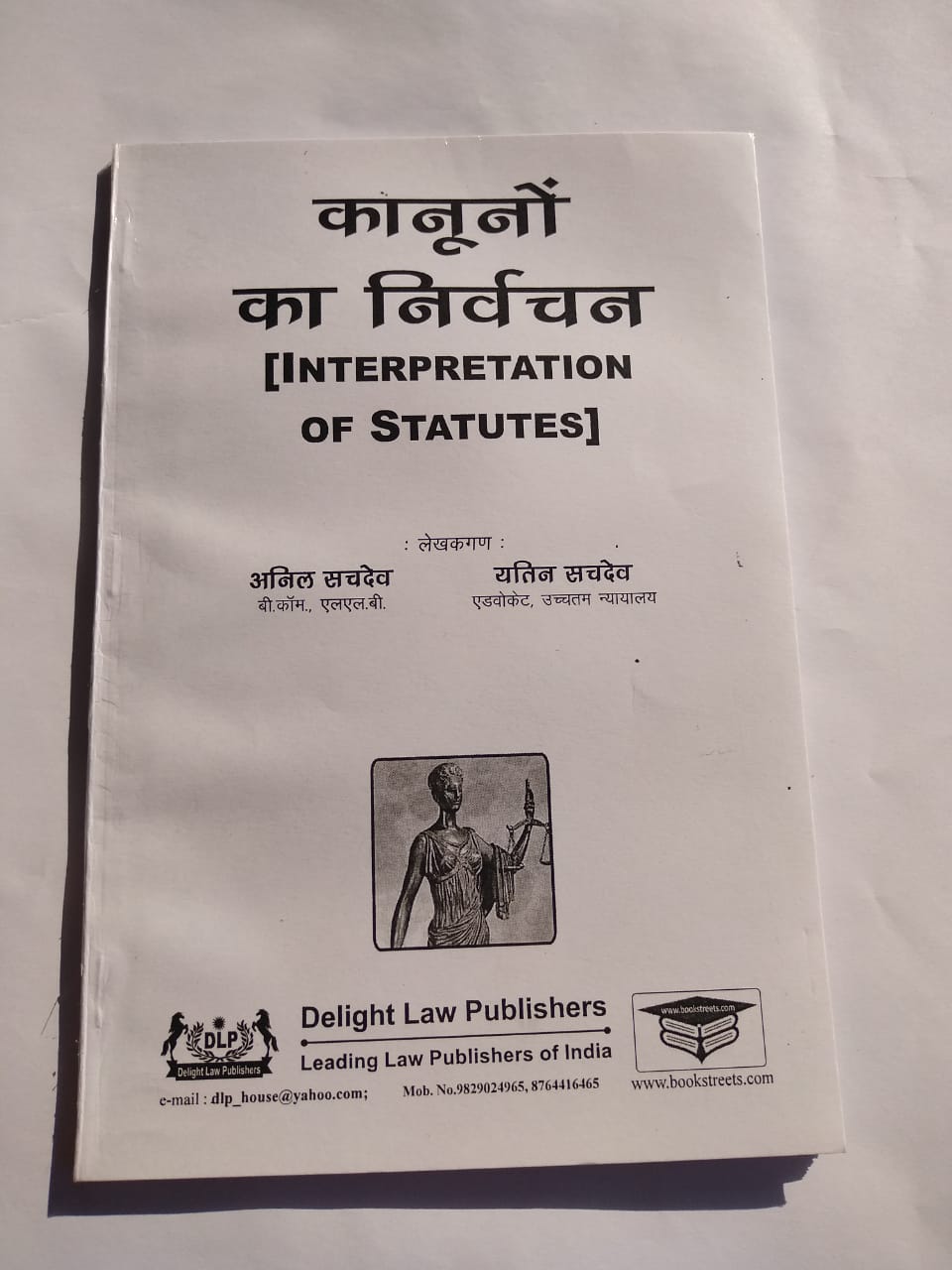 Interpretation of Statutes (Hindi)