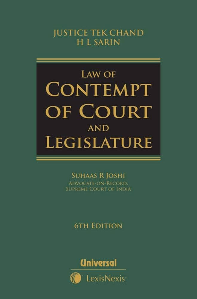 Law of Contempt of Court & Legislature