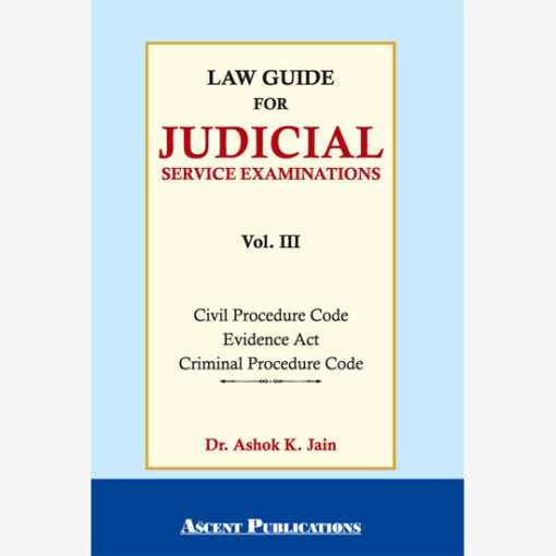 Judicial Services Examination Vol-3