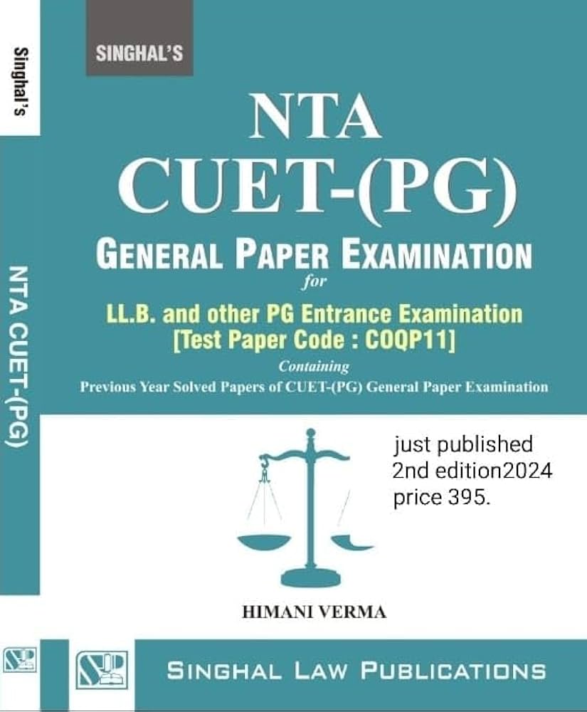 NTA CUET-(PG) General Paper Examination for LLB & Other PG Entrance Examination