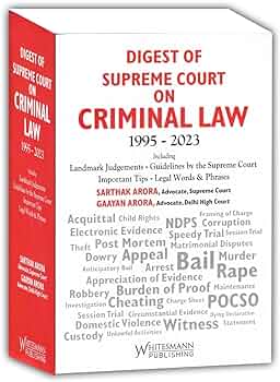 Digest of Supreme Court on Criminal Law (1995-2023)